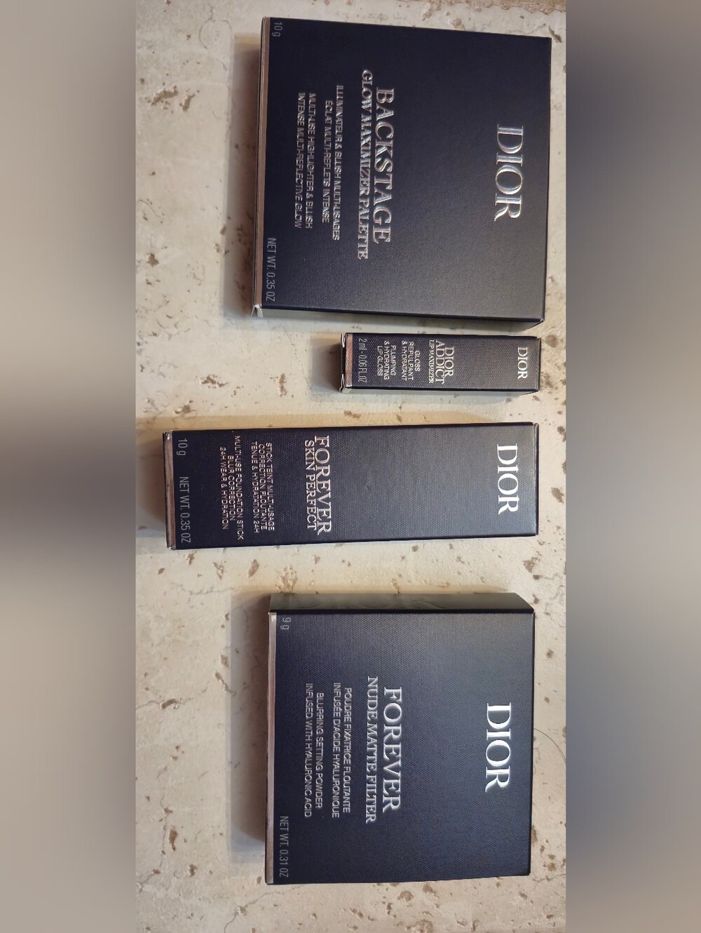 Set of EMPTY Dior boxes